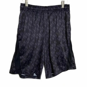 FILA Sport M black/gray print athletic shorts‎